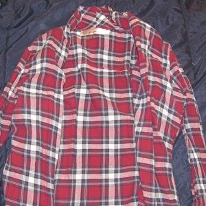 Red Plaid with Glitter Backing Jacket